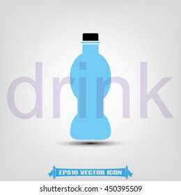 Bottle icon vector illustration EPS 10.
