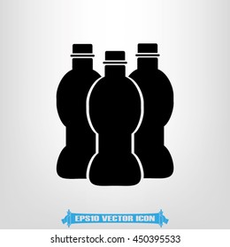 Bottle icon vector illustration EPS 10.