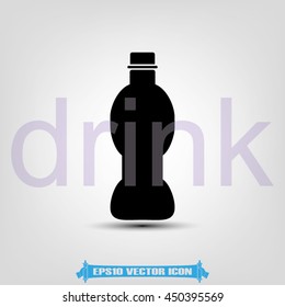 Bottle icon vector illustration EPS 10.