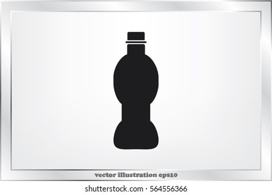 Bottle icon vector illustration EPS 10.