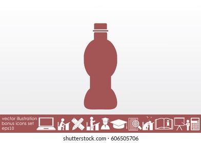 Bottle icon vector illustration EPS 10.