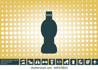 Bottle icon vector illustration EPS 10.