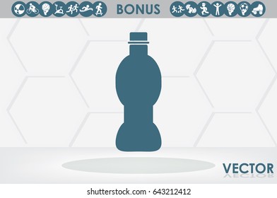Bottle icon vector illustration EPS 10.