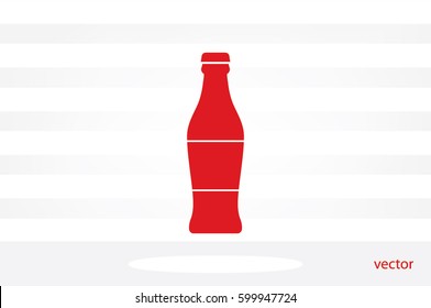 bottle icon vector illustration eps10