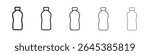 Bottle icon vector illustration isolated