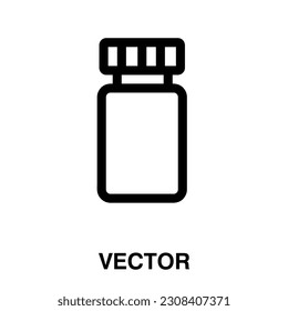 Bottle icon, vector illustration. bottle icon illustration isolated on white background, bottle icon.eps