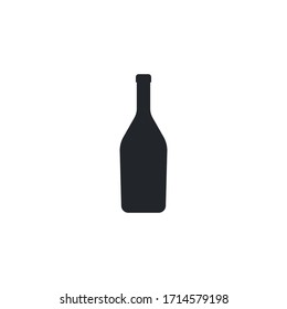bottle icon vector illustration logo template