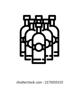 bottle icon vector illustration logo template for many purpose. Isolated on white background.