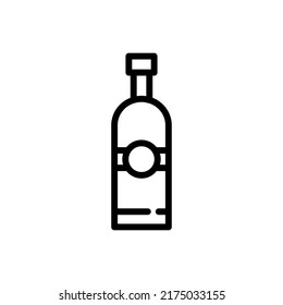 bottle icon vector illustration logo template for many purpose. Isolated on white background.