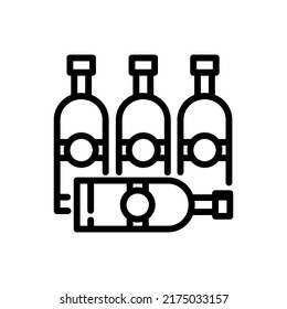 bottle icon vector illustration logo template for many purpose. Isolated on white background.