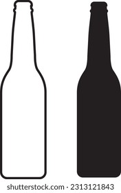 bottle icon vector illustration logo template