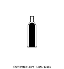 Bottle icon vector illustration. Premium quality flat icon in trendy style.