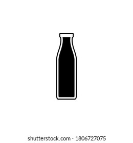 Bottle icon vector illustration. Premium quality flat icon in trendy style.