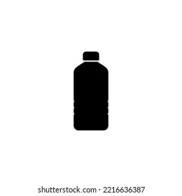 Flaschensymbol, Vektorgrafik. Flaschenzeichen und -zeichen