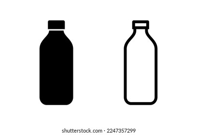Bottle icon vector illustration. bottle sign and symbol