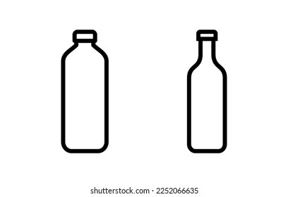 Bottle icon vector illustration. bottle sign and symbol