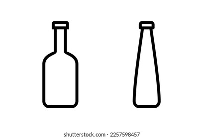Bottle icon vector illustration. bottle sign and symbol