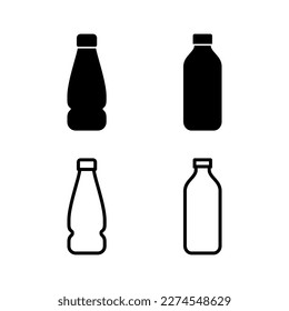 Bottle icon vector illustration. bottle sign and symbol