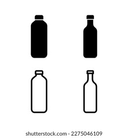 Bottle icon vector illustration. bottle sign and symbol