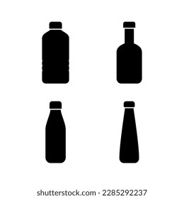 Bottle icon vector illustration. bottle sign and symbol