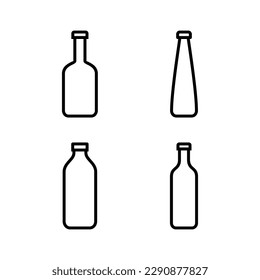 Bottle icon vector illustration. bottle sign and symbol