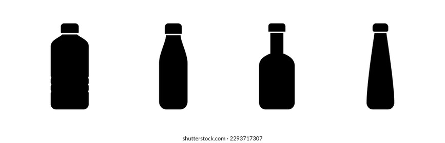 Bottle icon vector illustration. bottle sign and symbol