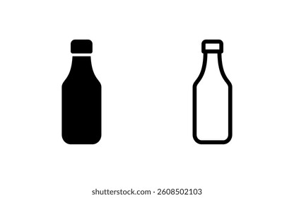 Bottle icon vector illustration. bottle sign and symbol