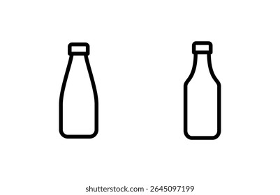 Bottle icon vector illustration. bottle sign and symbol