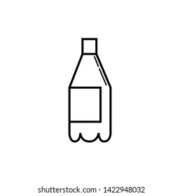 Bottle Icon Vector Illustration Template