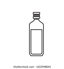 Bottle Icon Vector Illustration Template