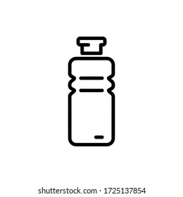 bottle icon vector illustration template