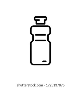 Bottle Icon Vector Illustration Template