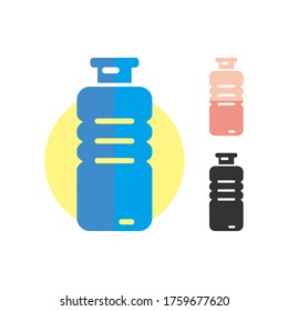 bottle icon vector illustration template