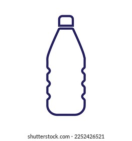 bottle icon vector isolated on background
