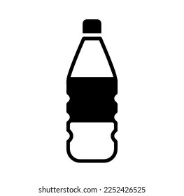 bottle icon vector isolated on background