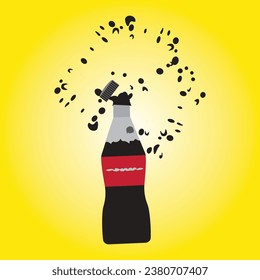 bottle icon vector logo template illustration design vector eps 10