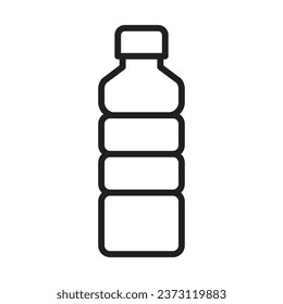 Bottle icon vector on trendy style for design and print.