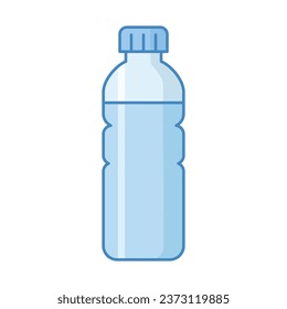 Flaschensymbol, Vektorgrafik im trendigen Stil für Design und Druck.
