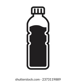 Bottle icon vector on trendy style for design and print.