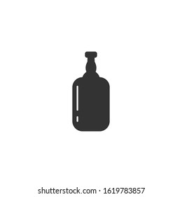 bottle Icon vector sign isolated for graphic and web design. bottle symbol template color editable on white background.