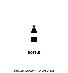 bottle icon vector. bottle sign on white background. bottle icon for web and app
