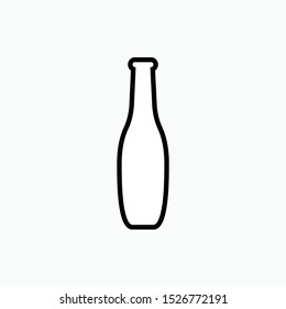 Bottle Icon - Vector, Sign and Symbol for Design, Presentation, Website or Apps Elements. 