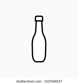 Bottle Icon - Vector, Sign and Symbol for Design, Presentation, Website or Apps Elements. 