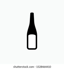 Bottle Icon - Vector, Sign and Symbol for Design, Presentation, Website or Apps Elements. 