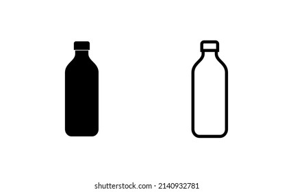 Bottle icon vector. bottle sign and symbol