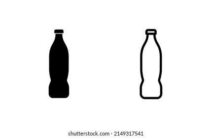Bottle icon vector. bottle sign and symbol