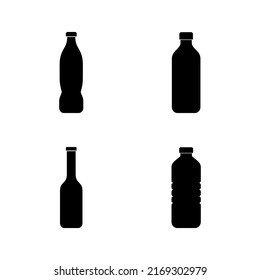 Bottle icon vector. bottle sign and symbol