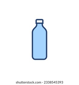 Vector de icono de botella. signo del frasco y símbolo