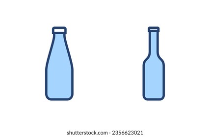 Bottle icon vector. bottle sign and symbol