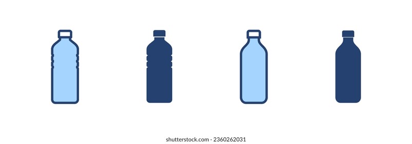 Bottle icon vector. bottle sign and symbol